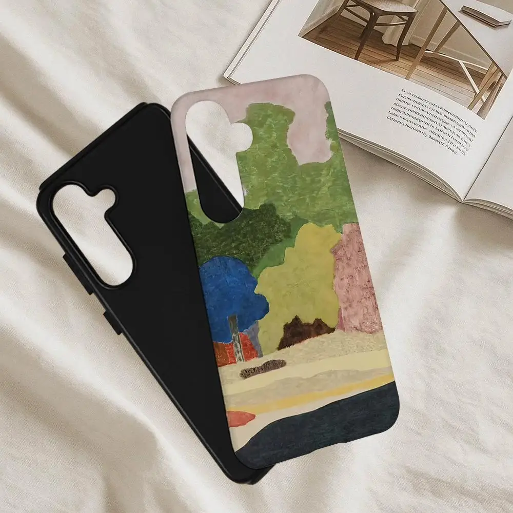 Guim Tio inset Art Phone Case For Samsung S25 Film Shell  Luxury GalaxyS24Ultra 23plus S22 21 A56 36 26 16 Double layer Cover