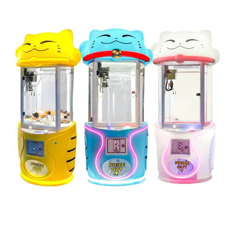 Vending Machine for Amusement Game Center Coin Operated Push Stuffed Toys Catcher Claw Crane Machine