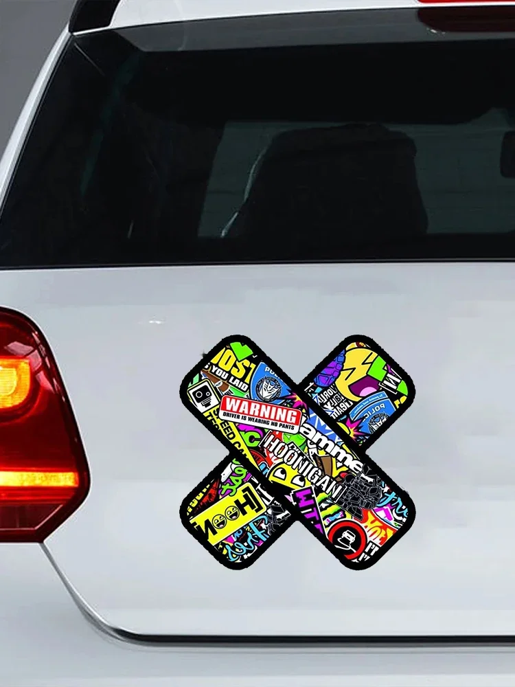 

V1455# Car Stickers Decor Motorcycle Decals PLASTER STICKER BOMB Colour Decorative Accessories Creative Sunscreen Waterproof