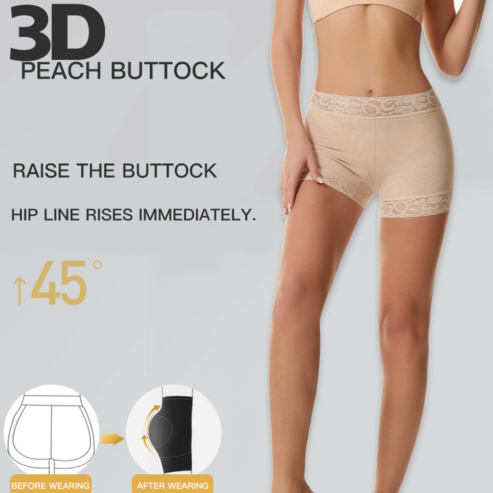 Shapewear Shorts for Women Smooth & Soft Underwear Shapewear Shorts for Sprots Fitness Running