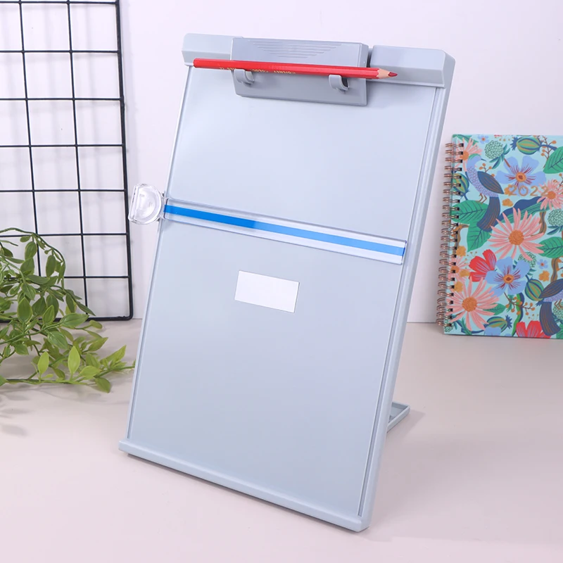 

A4 Reading Holder Desktop Document Holder With Adjustable Clip Document Reading Stand For Office School Home