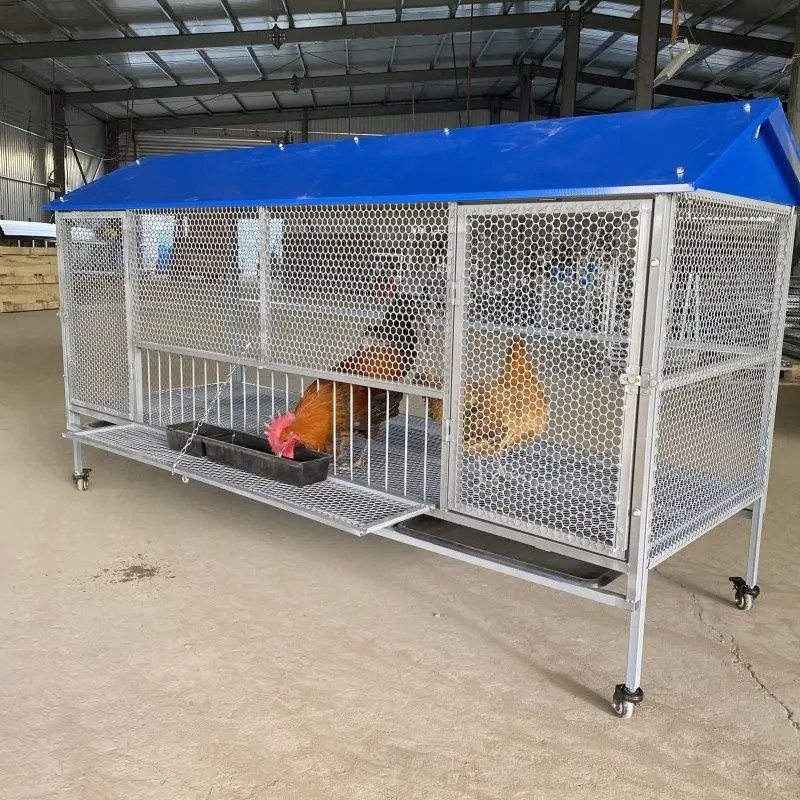 حظيرة الدجاج المدببة في الهواء الطلق حظيرة الحمام فتحة التشفير المضادة للنشر المضادة للماوس غير الصدأ القابلة للإزالة قفص تربية قفص
