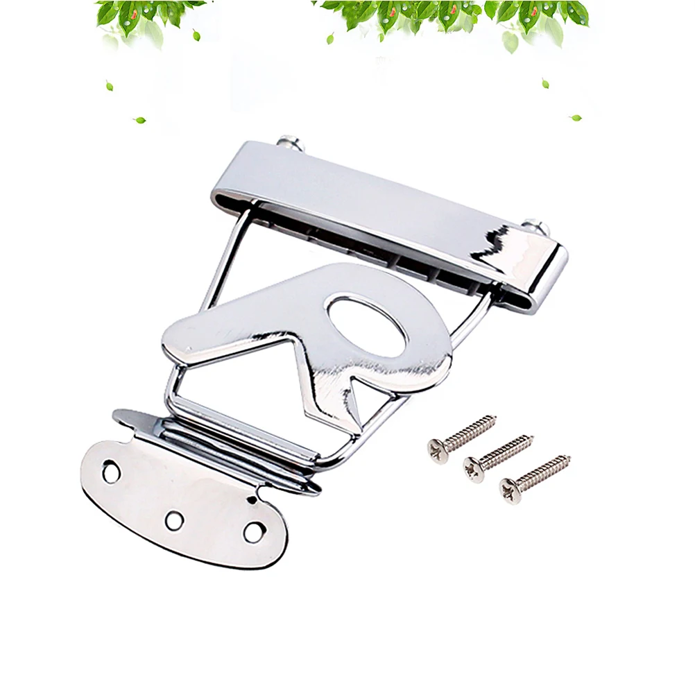 

Guitar Accessories Semi Hollow R Tailpiece Bridge Guitar Tailpiece Bridge Replacement Shape 6 String Jazz Replacement