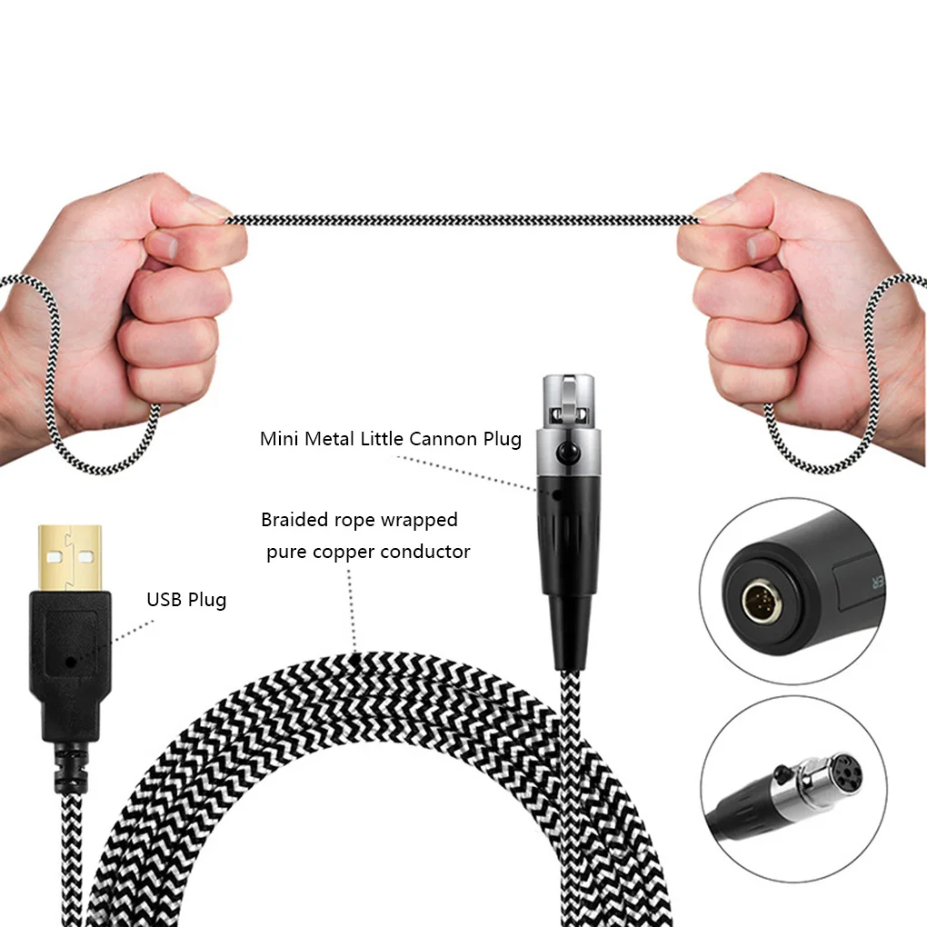 USB Condenser Desktop Microphone Computer Notebook Voice Chat Conference Speech Singing Stand Studio Mic image 6