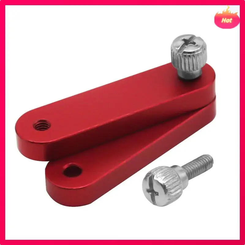 

2Pcs Aluminum Alloy Steel Ruler Limit Adjustment Locating Block Woodworking Marking Locator Scriber Woodworking Ruler Stop Block