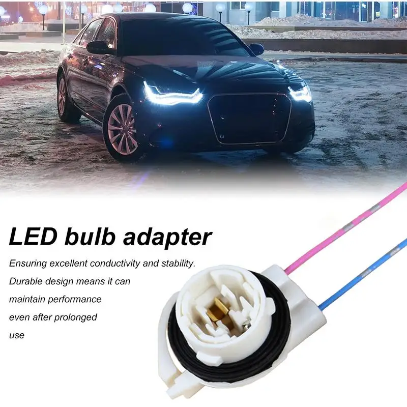 Fren ışık soketi Led ampul adaptörleri için baz konektörü dönüş ışığı otomatik elektrik ön-kablolu koşum soketleri araba aksesuarları