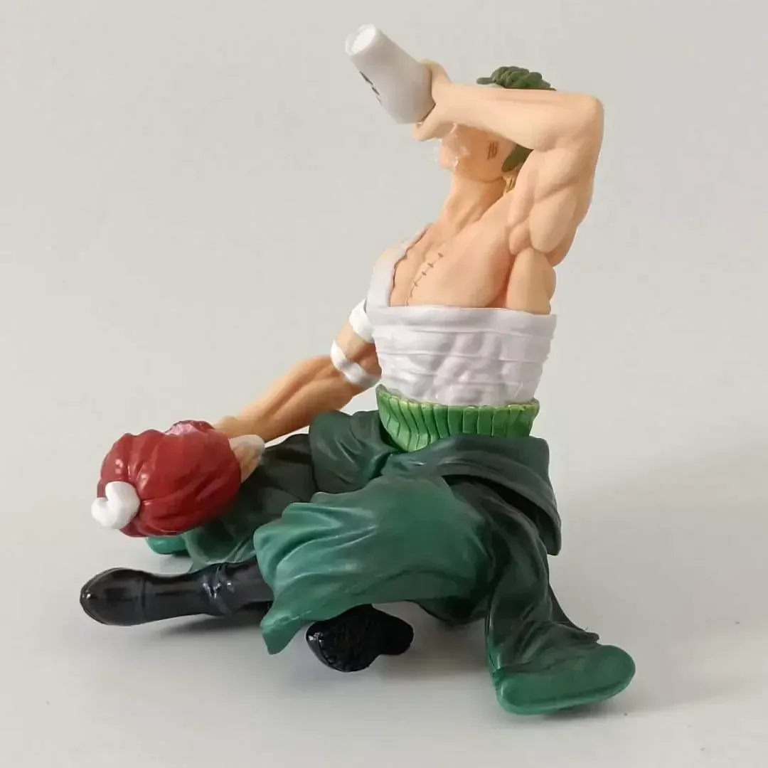 15cm ein Stück Zoro Anime Figur gk verletzt trinken Roronoa Zoro Action figur PVC Statue Modell Figur Ornamente Geschenk Kinderspiel zeug