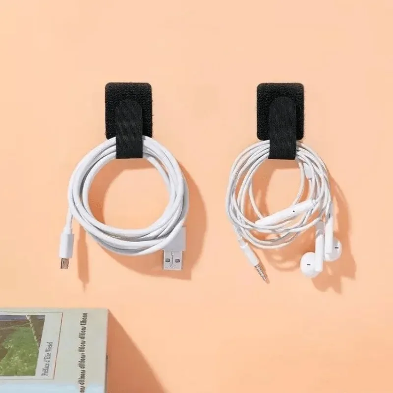 New Reusable Cable Binder Drill-Free Installation Cable Tie Holder Cable Tie Fixing Clip Adjustable Cord Desktop Organizer