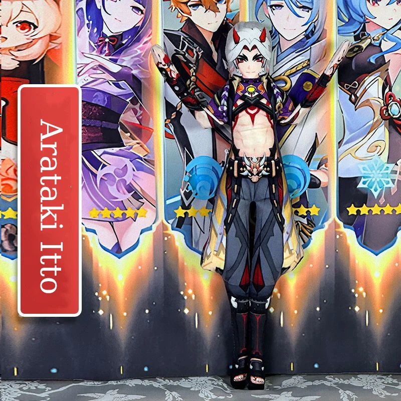 لعبة جينشين إمباكت واندرر شياو موركس كوسبلاي دمية قطنية قطيفة رفيعة الشكل قابلة للالتواء لتزيين الغرفة نموذج تجريدي هدية