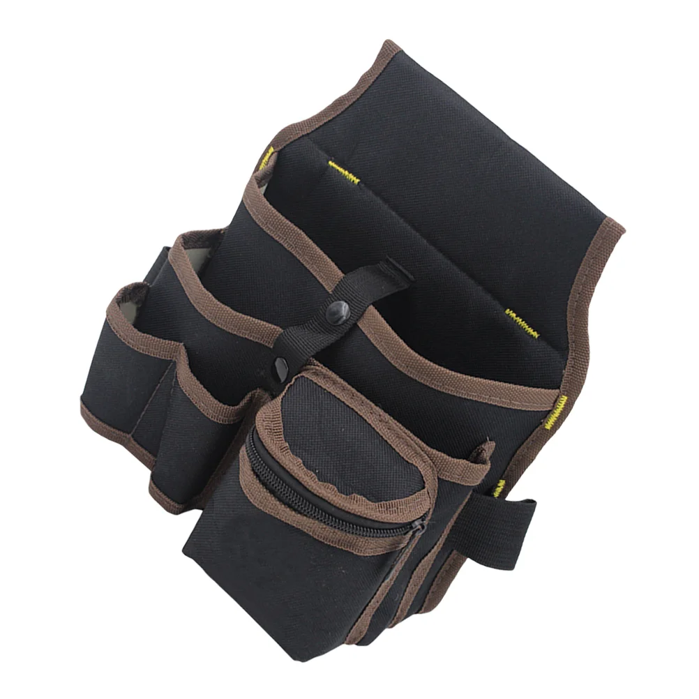 

1Pc Multifunctional Electrician Tools Bag Waist Pouch Belt Storage Holder Organizer for Working(Coffee)