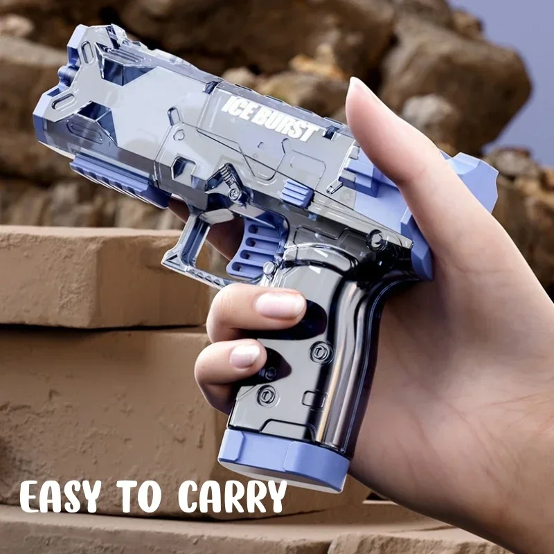 أطفال الميكانيكية إطلاق مستمر ألعاب مسدس المياه ارتفاع ضغط مسدس صغير بنادق المياه للطفل متعة الصيف في الهواء الطلق لعبة حمام سباحة على الشاطئ