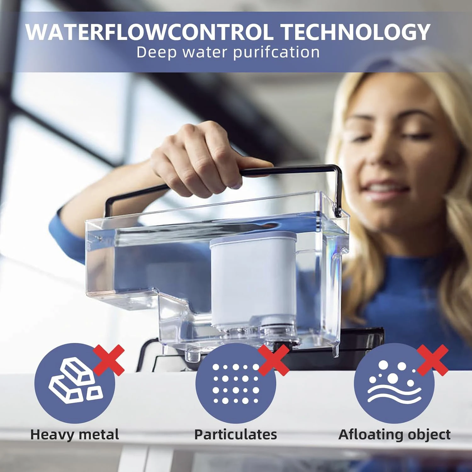 1/2/4pcs NSF Tüv Süd Certified Water Filter Compatible With Philips & Saeco AquaClean CA6903/10/00 /01/22 /47 image 3