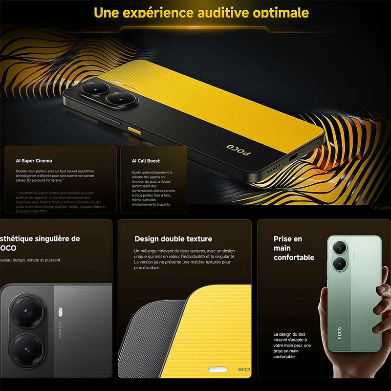 POCO X7 Pro 5G, NFC, Dimensity 8400-Ultra, cámara de 50 MP, pantalla CrystalRes AMOLED 1.5K 120 Hz, no incluye el cargador 3