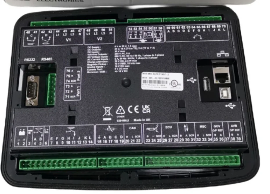 Hot Selling Deep Sea Electronics Marine Engine Load Sharing Control Module DSE8610 Control Panel Genset Control Panel
