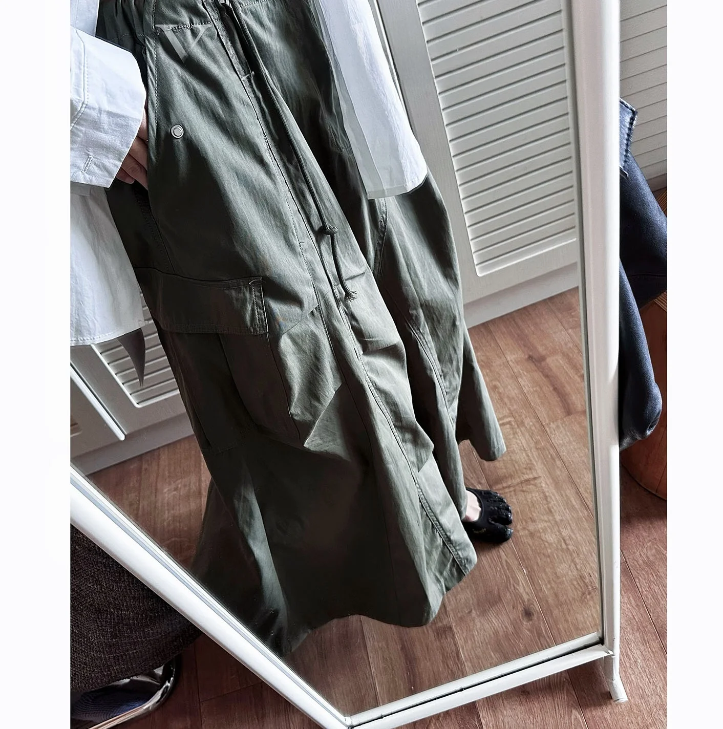 

Loose een Asymmetrical Belted A-Line Skirt Women's High Waist Workwear Sle Spring Faion Casual Long Skirt