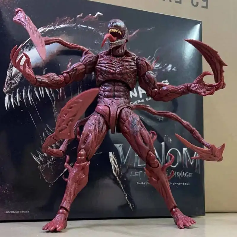 

Коллекционная фигурка SHF Carnage (Карнаж) из Marvel Venom 3: The Last Dance для фанатов и коллекционеров Marvel