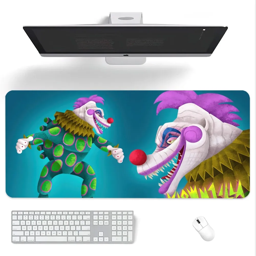 K-Killer Klowns from Outer Space The Game Mouse Pad Computer Laptop Gaming Office Wrist Guard Non Slip Keyboard Pad