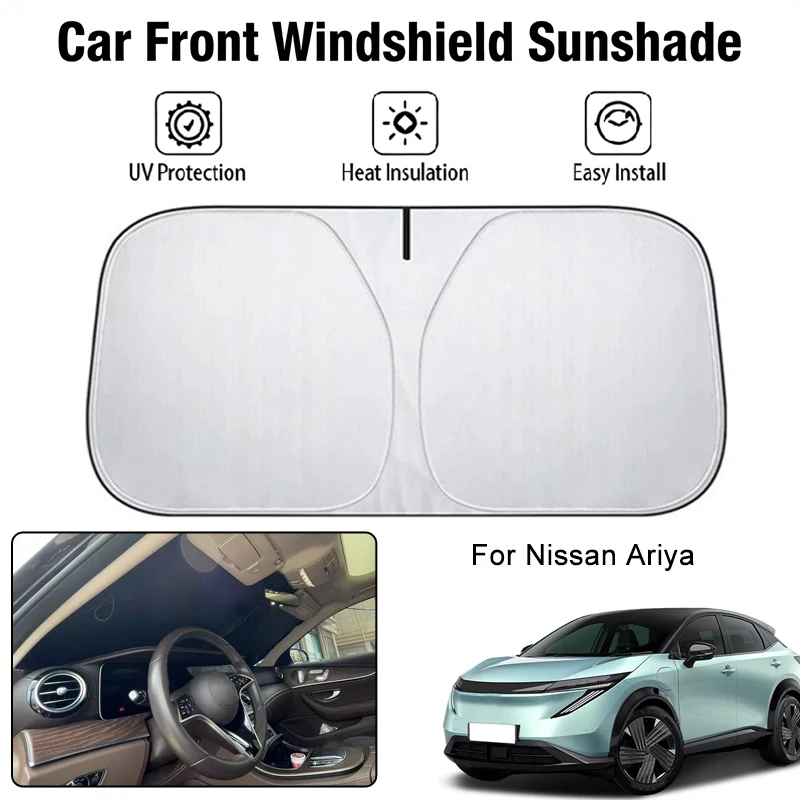 

Car Front Windshield Sunshade Cover For Nissan Ariya UV Block Heat Insulation Auto Interior Sun Protection Accessories