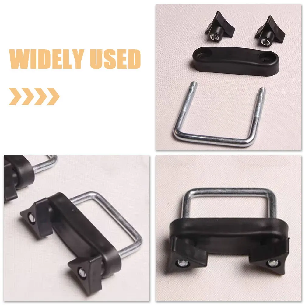 

2Pcs Roof Rail Clips Metal Plastic Construction Secure Mounting Car Roof Rack Accessories Clips