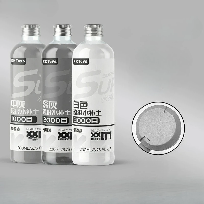 200ML Paint Primer Grey Oiliness Pre Mixed Model Spraying Coloring No Dilution Required Super Water Replenishment Soil