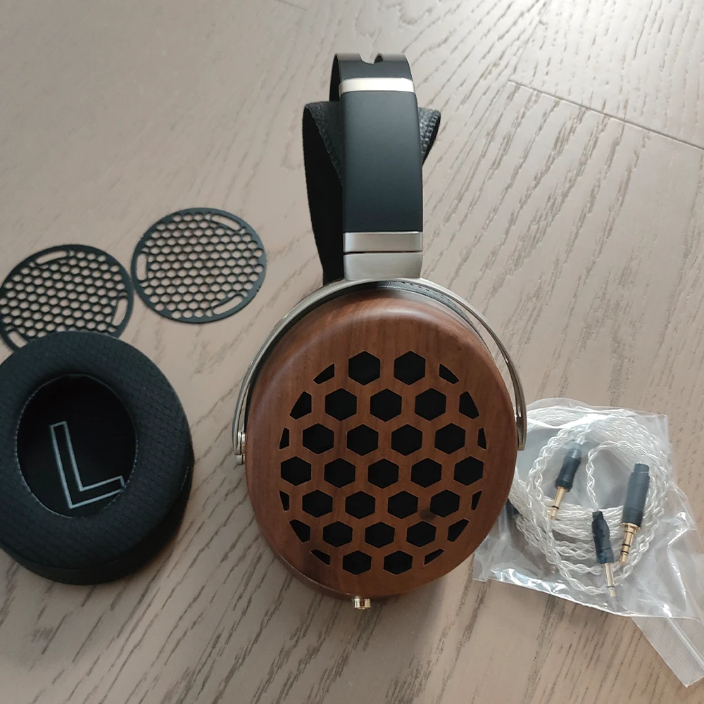 DIY Walnut Headphone Shell Kit for Headphones. Accessories for Over-Ear Headphones