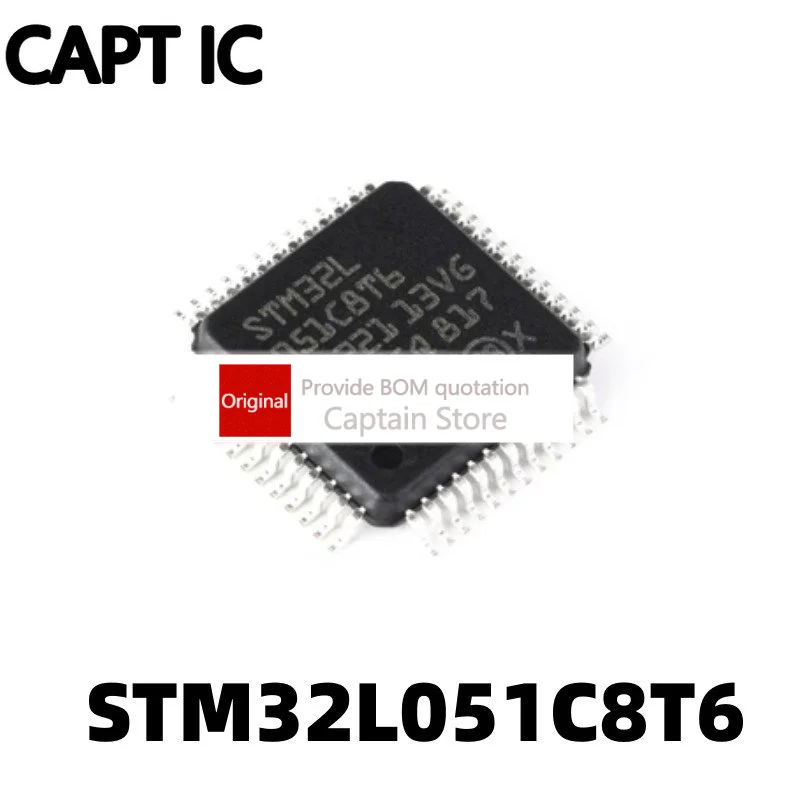 5PCS STM32L051C8T6 LQFP48 Embedded Microcontroller MCU