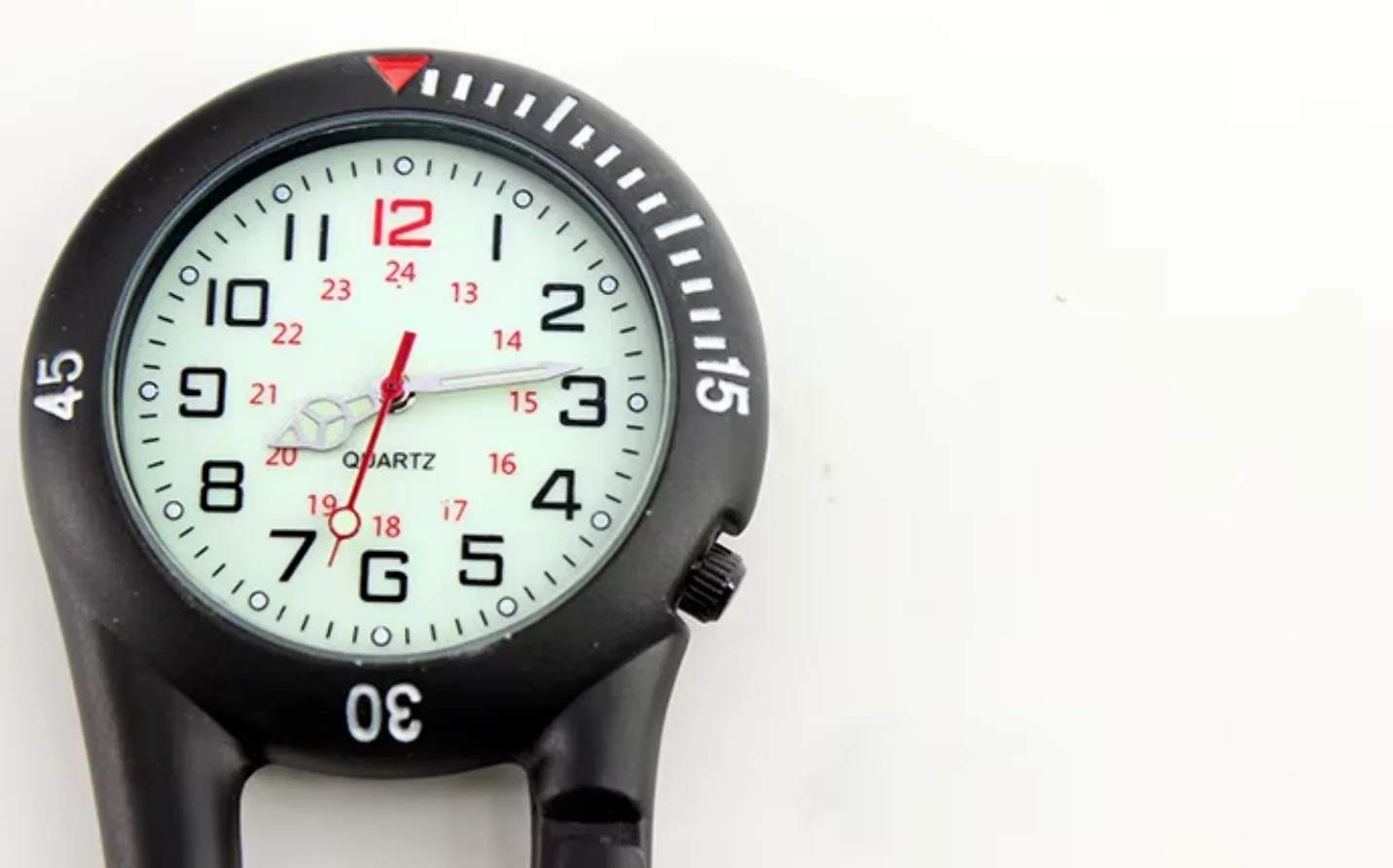 

Mineral tempered glass mirror luminous function casual fashion carabiner watch