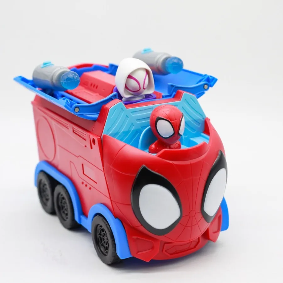 حقيقي الأسود الرجل العنكبوت أصدقاء مذهلة Kawaii سيارة شاحنة سطح المكتب ديكور الاطفال العصرية اللعب هدية عيد ميلاد مجموعة الرسوم المتحركة أنيمي