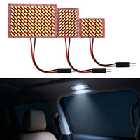 1Set 4014 30/54/117SMD LED Auto Panel Light Reading Dome Bulb Car Interior Roof Lamp T10 W5W C5W C10W Festoon 3 Adapter Base
