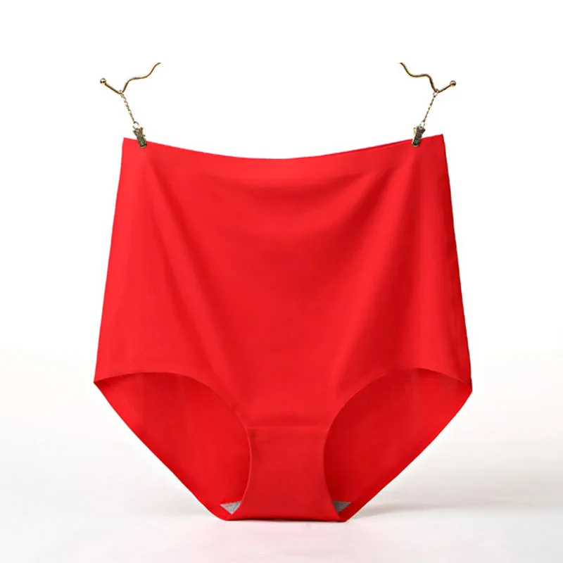 Culottes sans couture pour femmes, sous-vêtements de qualité, slips azoles, lingerie taille haute, grande taille, 4XL, lot de 4 pièces