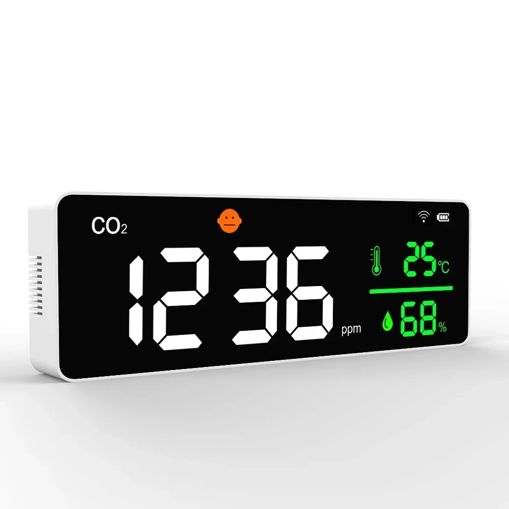 Portable Indoor Air Sensor Monitor CO2 Meter