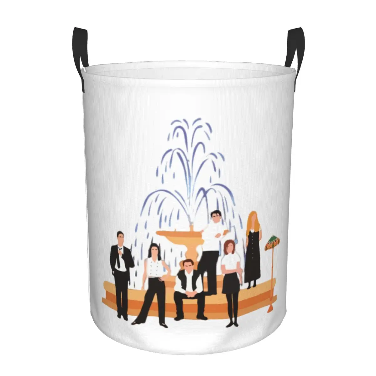 Friends TV Show cesto portabiancheria cesto portaoggetti per vestiti di grandi dimensioni organizzatore per contenitori per giocattoli per bambini