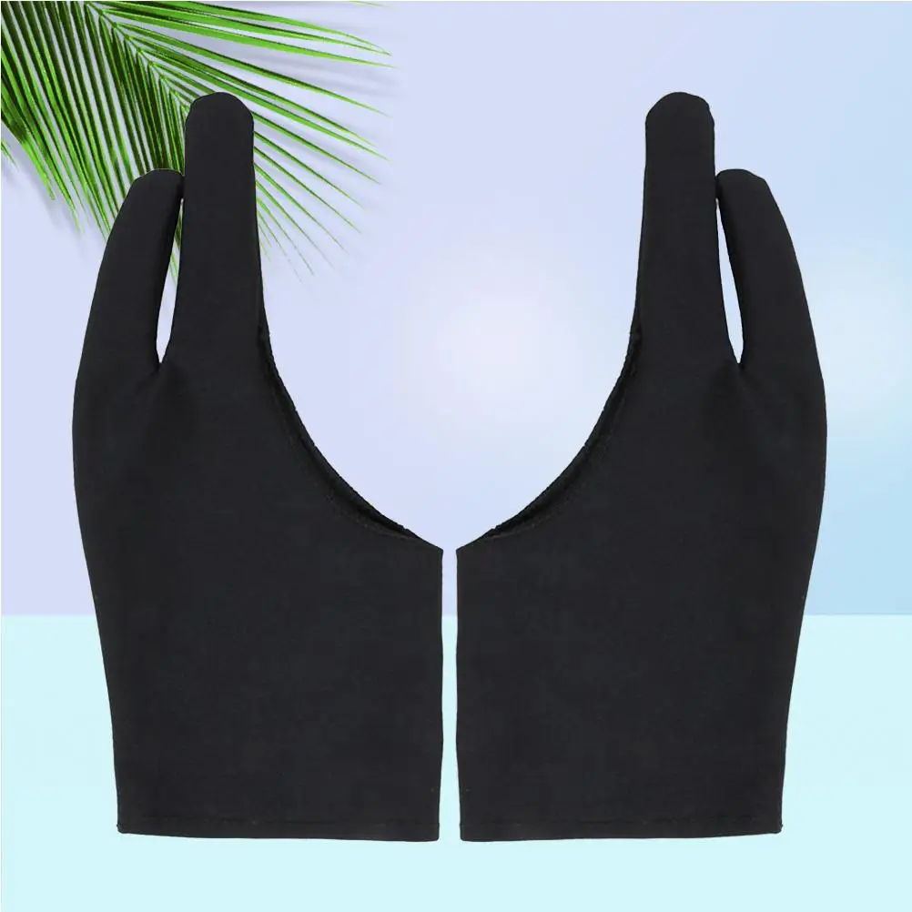 4 Pcs Number Anti-mistouch Gloves Drawing Tablet Digital Hand Graphics Painting