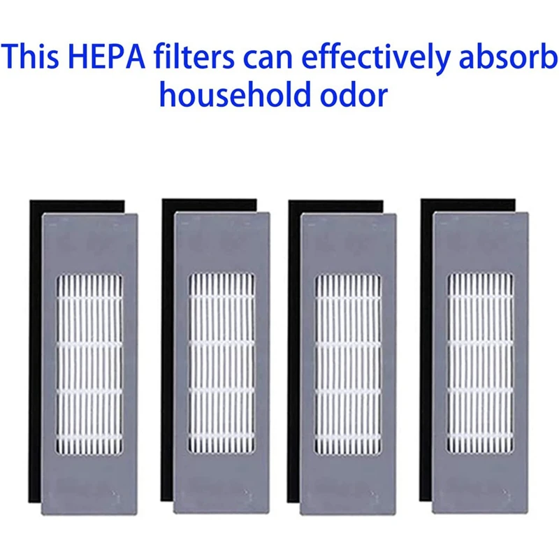 1 مجموعة فرش الأسطوانة فرشاة جانبية ممسحة تصفية أكياس الغبار ل Yeedi Vac/Vac Max/Vac Station/Vac 2 Pro قطع غيار المكنسة الروبوتية