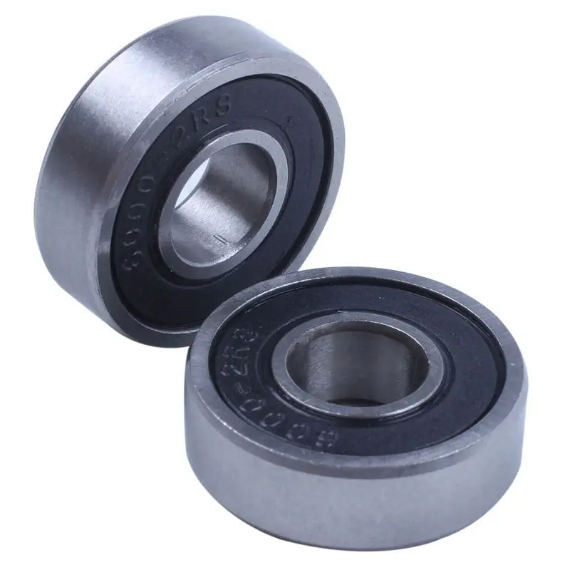 AT44 200Pcs 6000RS Shielded Deep for Groove Radial Ball Bearings 10x26x8mm, Dustproof for Motors