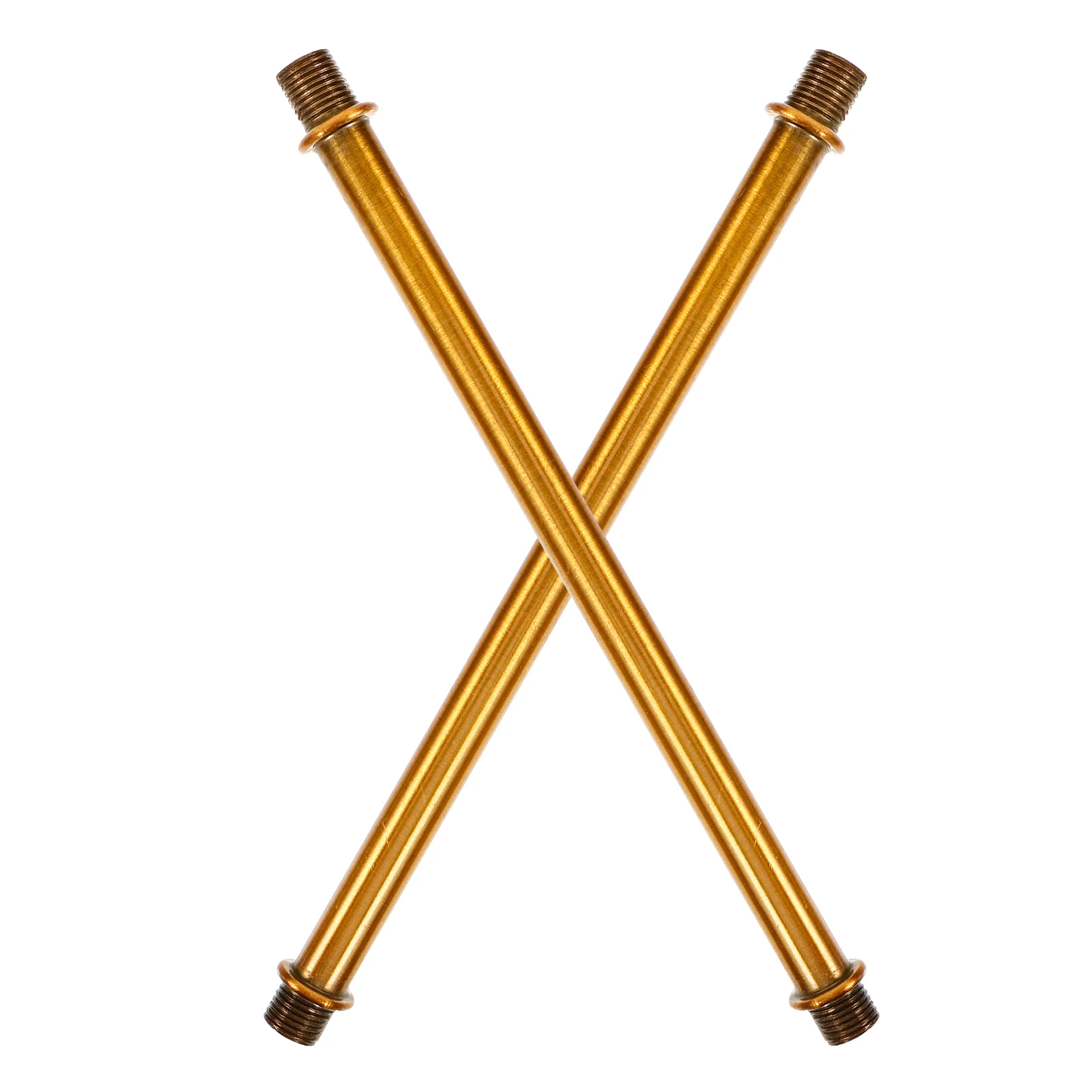 

2Pcs Wall Lamp Connecting Tube M10 Quality Metal Golden Easy Install Disassemble Lighting Fixture Tube