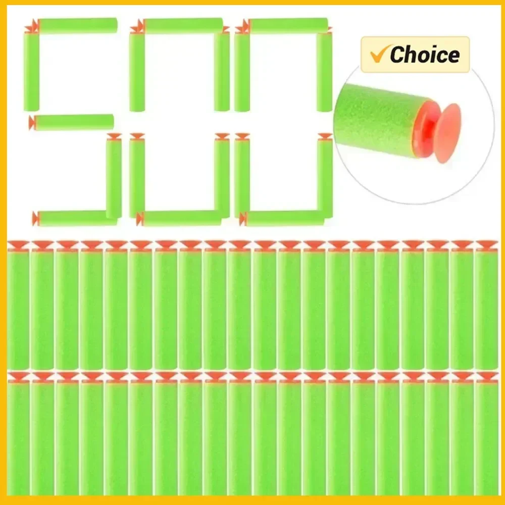 H7.2cm 100/1000 قطعة السهام لشفط السهام متوافق عبوة السهام مسدس لعبة الرصاص للعب بندقية سلسلة طفل الأطفال هدية