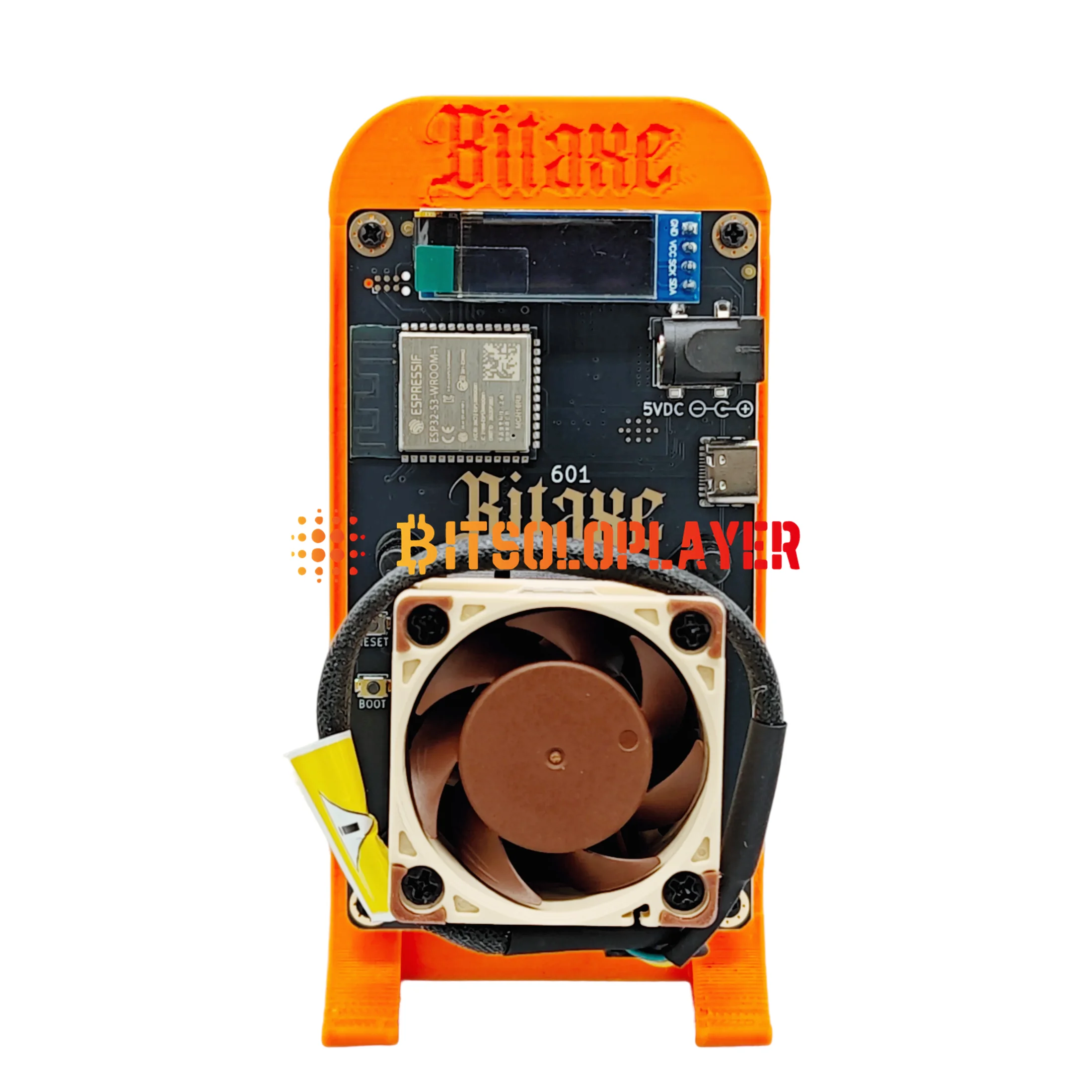 100% ノイズレス Bitaxe Gamma 601 1.2TH/s 搭載 NF-A4X20 ファン Sha256 ソロ マイニング オープンソース ビットコイン ASIC マイナー クリプト マイナー