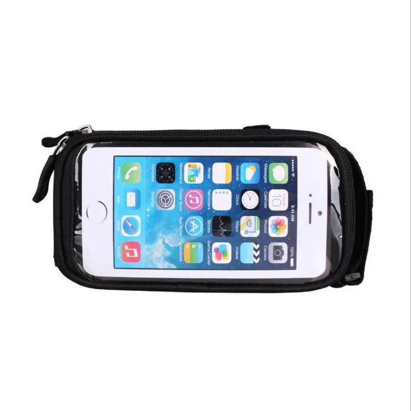 Waterproof Bicycle Bag Frame Front Top Tube Cycling Bag Reflective 4.0-5.7in Phone Case Touchscreen Bag MTB Bike Accessories