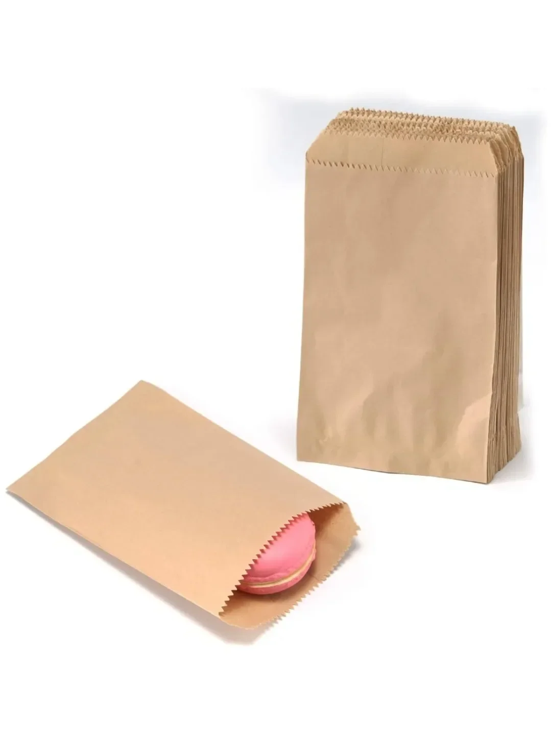 10x15cm,8x15cm,13x18cm, 4x6 Polegada 50 peças saco plano de papel kraft pequenos sacos de papel para