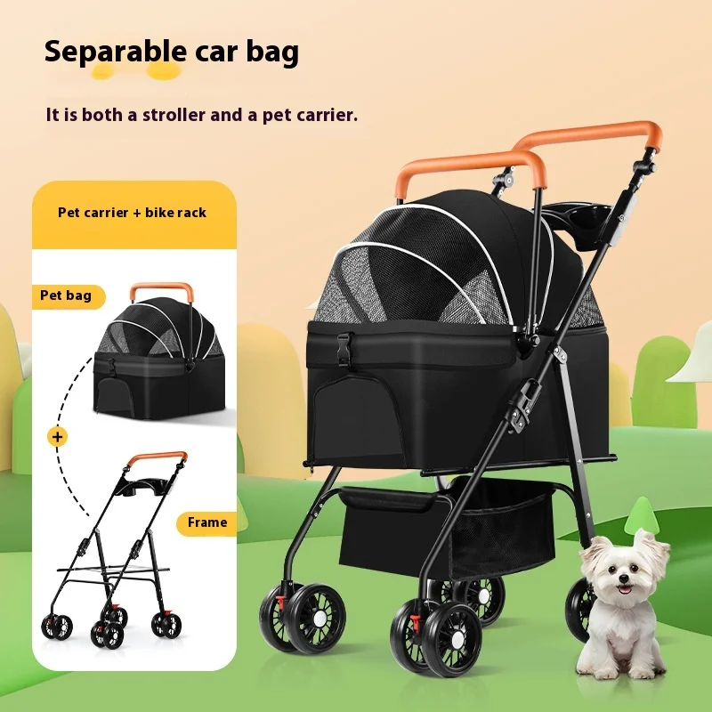 

Outdoor Pet Stroller Clearance, Lightweight Foldable, Suitable for Large/Small Dogs & Cats