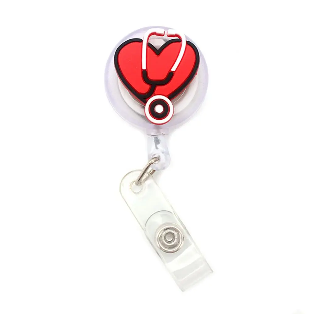 

Card Holder Work Card Clips Name Card Holder Hospital Badge Holder ID Card Clips Nurse Badge Holder Retractable Badge Reel