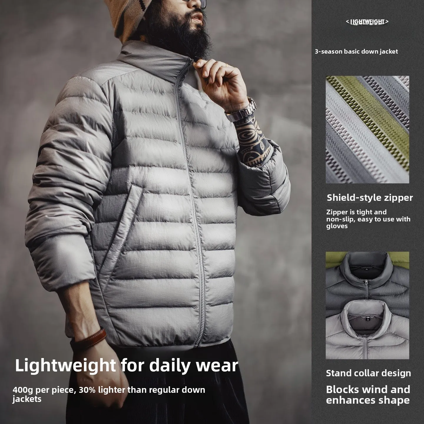 

Maden Men's Ultra Lightweight Slim Fit Du down Jaet Inner ort Vest Casual Sle Polyester Fiber Warm Coat for Autumn Wi...