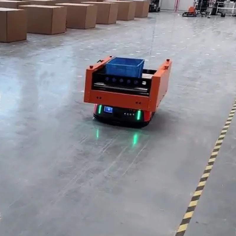 ينطبق على AGV Robot للمستودعات الصناعية الأخرى المركبة الموجهة الأوتوماتيكية مع الملاحة بالليزر لرمز الاستجابة السريعة