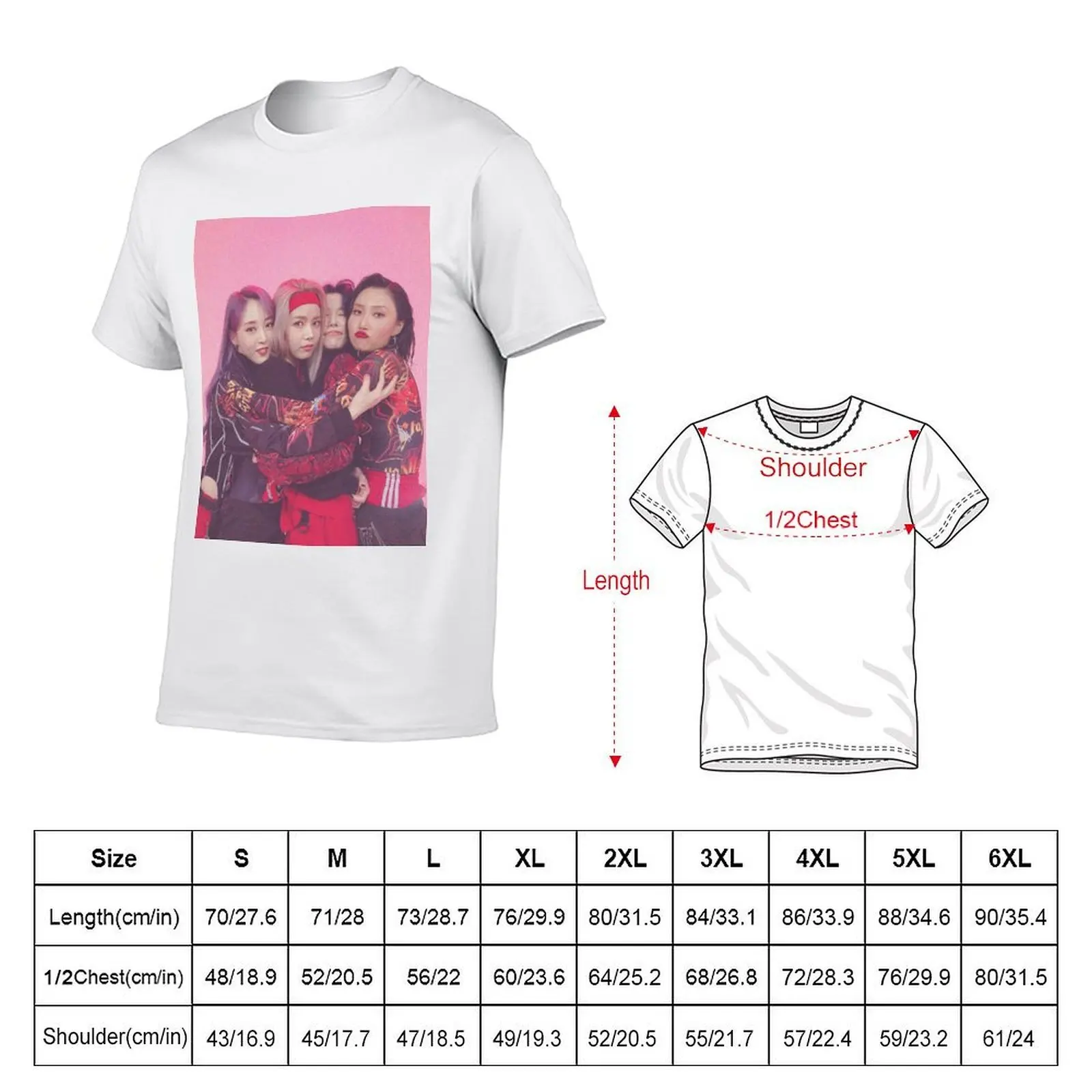 Mamamoo pink T-Shirt Luxury man blue lock men t shirts high quality