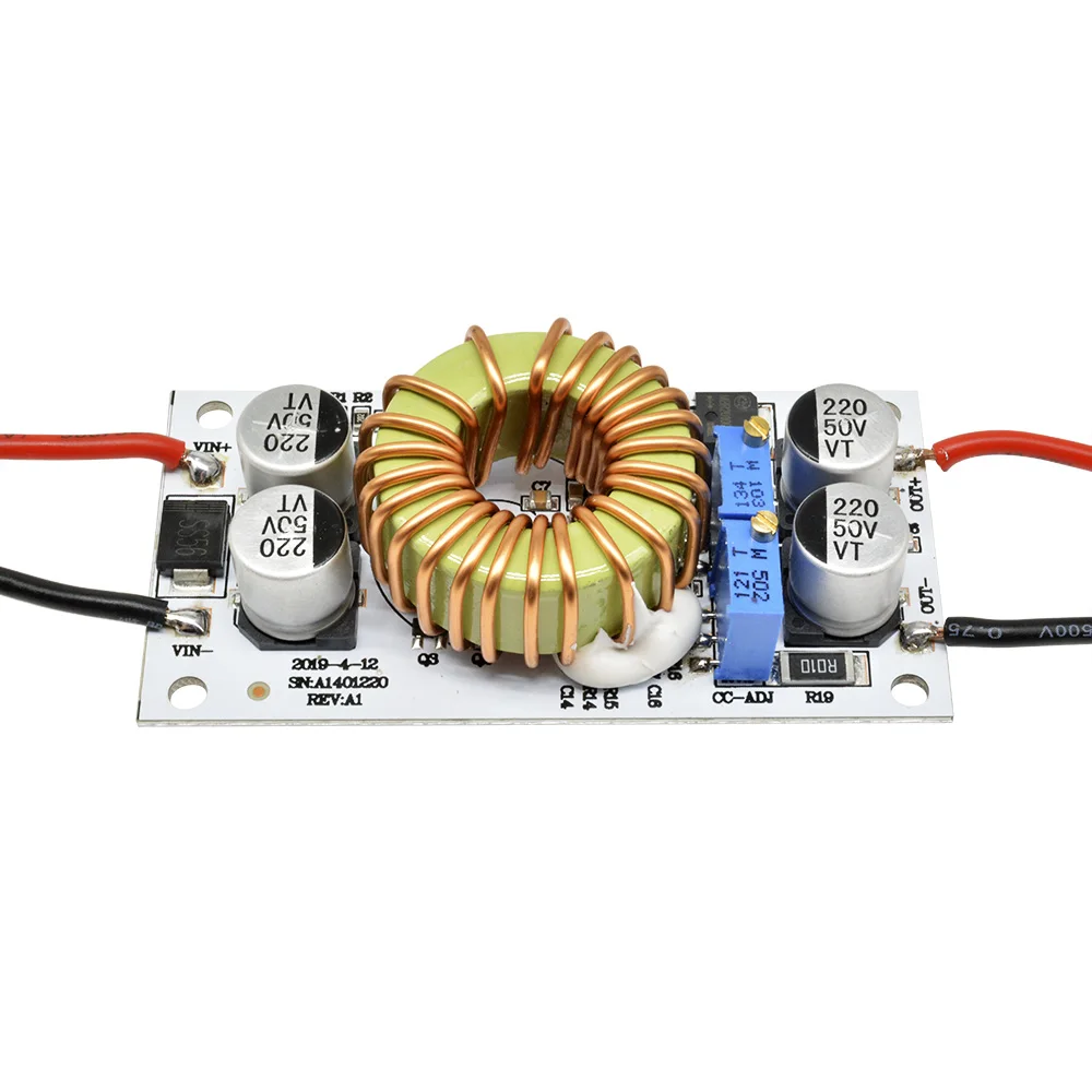 DC DC Spannungswandler CC CV Boost Converter DC-DC Step Up 250W 500W 10A Netzteil Einstellbares Modul DC10V-40V DC8,5V-48V – Detail 4