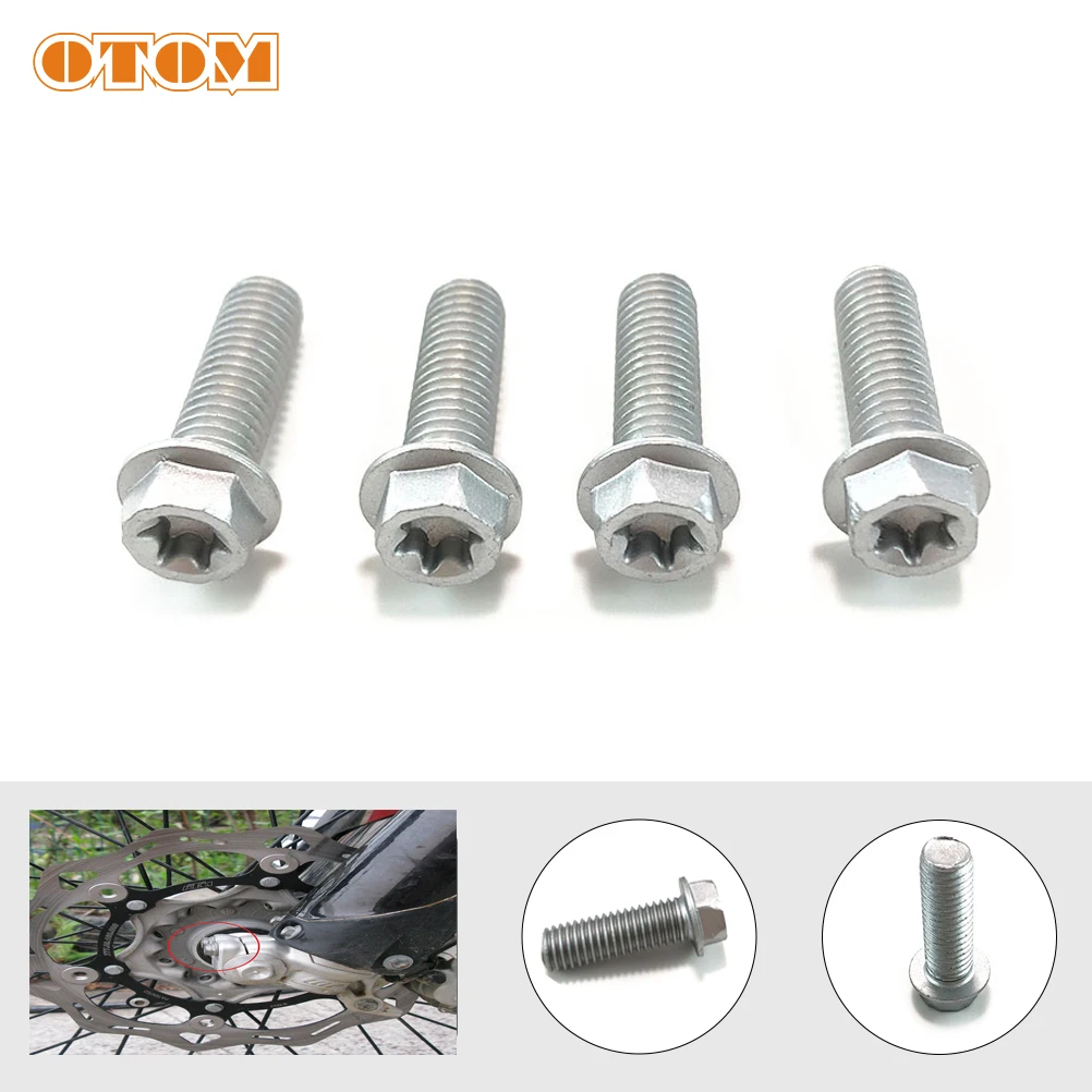 4pcs Motorcycle Front Shock Absorber Fixing Bolts M8x1.25 Adjusters Fork Screw Cover Cap For KTM EXC XC SX SXF 125 250 450 525