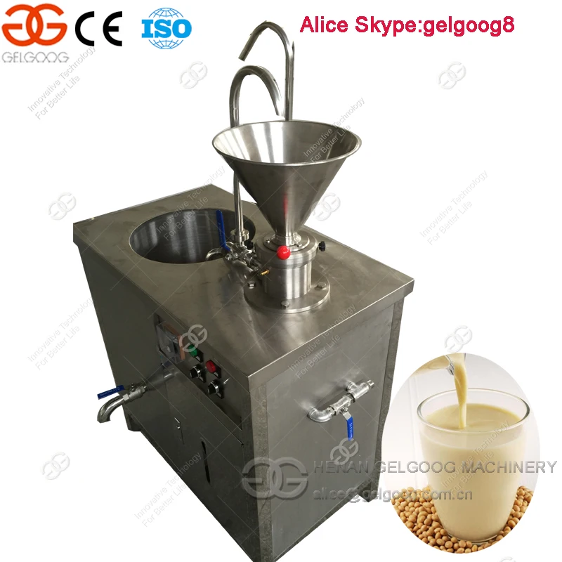 ماكينة أوتوماتيكية لصنع حليب الصويا ، حليب اللوز والفاصوليا الحمراء ، بروتين مصنع معالجة الزبدة