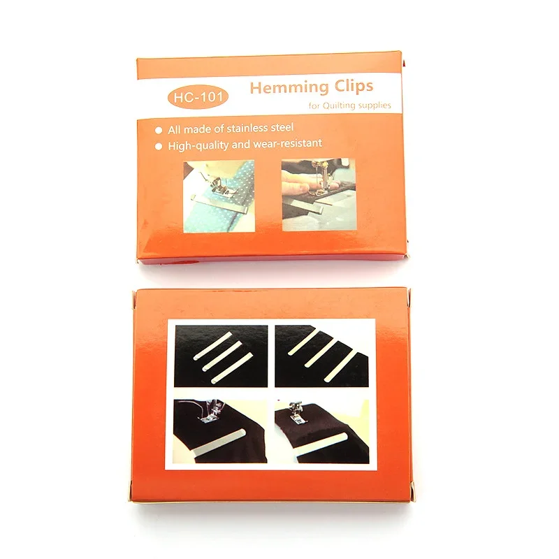 مشبك تغضين للخياطة المعدنية ، فولاذ مقاوم للصدأ ، مشابك للملابس التي تصنعها بنفسك ، خياطة ، تثبيت ، وسم ، أداة مسطرة خياطة اللحف ، 20: 50
