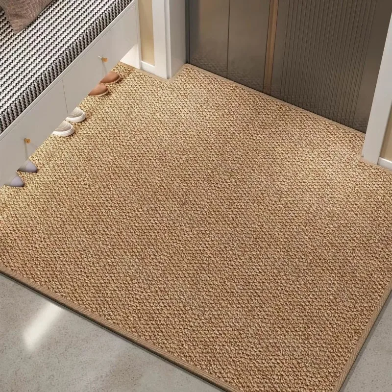 Imitation sisal door mat, living room, anti-cat scratch carpet, pineapple circle, large circle fleece floor mat